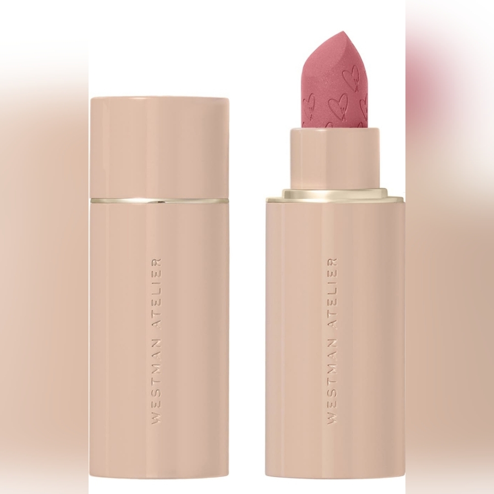 Westman Atelier Lip Suede Hydrating Matte Lipstick with Hyaluronic Acid PETAL